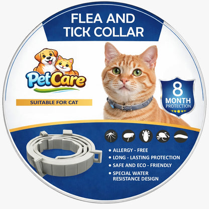 PetCare™ - Collar Antipulgas y garrapatas para Mascotas (Perro y Gato)